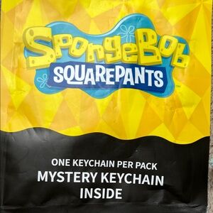 2 SpongeBob SquarePants one mystery keychain inside